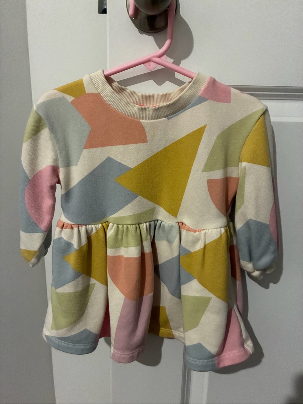 Cat & Jack Pastel geometric dress